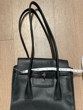 ZARA faux leather Kelly Birkin style handbag
